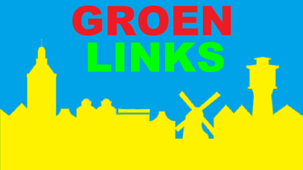 GroenLinks Meppel - vlag Oekraïne